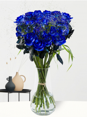 Blauer Rosenstrauß Blauer Rosenstrauß